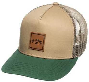 Billabong Homme Stacked Trucker Casquette Newsie, Kaki, Taille Unique EU