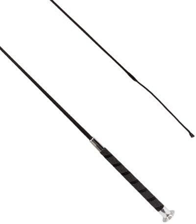 York Gerte mit rutschfestem Griff Reitgerte 75 cm (grau)