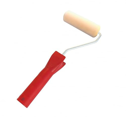 Monture + rouleau laqueur, application vernis, résine de finition, peinture carrelage