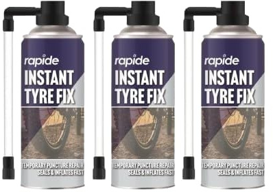 PEBBLE HUG 200 ml Instant Tyre Repair Spray Paint, Bicycle Tyre Puncture Sealant Fix Sealing Inflates in Cycle Tyres, Car Accessories Essential