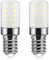 Ddlisu Lampadina LED per frigorifero E14, 3W Bianco Caldo 3000K, 300LM, Lampade a Vite Edison E14 per Frigorifero, Cappa Aspirante, Luce Notturna, Macchina da Cucire, Non Dimmerabile, 2 pezzi