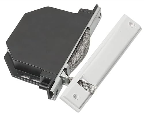 IdeaGenesis Récupérateur de volet roulant pour menuiserie en aluminium avec pivot. Enrouleur volet à encastrer ou à encastrer dans le chantier. Système universel résistant (blanc ruban peint, ruban 18