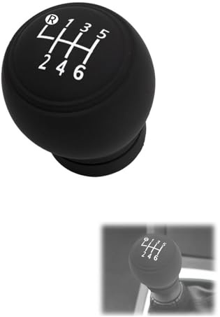 CULEB Funda Pomo Cambios Marcha Coche, Silicona Cubierta de Perilla de Palanca de 6 Marchas, Pomo Palanca de Cambios, Universal Funda dePomo de Palanca de Cambios Suave Antideslizante (Estilo C)