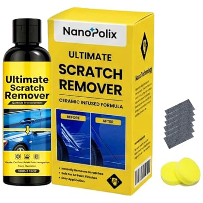 Nanopolix Polish Auto Rimuovi Graffi, Nanopolix Scratch Remover, Rimuovi Graffi Auto per Carrozzeria e Rimuovi Graffi Plastica, Car Scratch Remover per Graffi Auto Leggeri e Segni Superficiali (1)