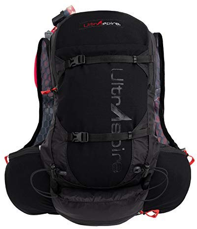 UltrAspire Zygos Unisex Leichtgewichtiger Hydratationsrucksack – 4.0 Pitch Black, Medium (81,3 cm - 96,5 cm)