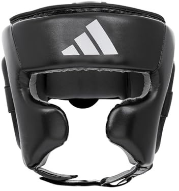 Adidas Speed Head Guard justerbar halkfri huvudskydd för kinder, panna och öronskydd godkänd huvudskydd för boxning