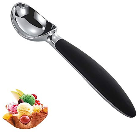 Sinogoods Cucchiaio di Gelato in Acciaio Inox, Porzionatori da gelato, Porzionatore da Gelato, per Gelato, Purea di Patate, Cucchiaio da Cucina, frutta