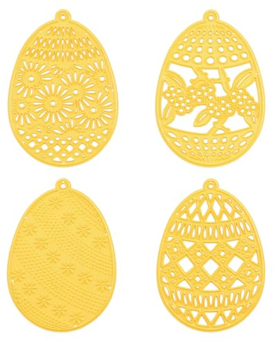 Stanz- und Prägeschablonen - 4 Ostereier