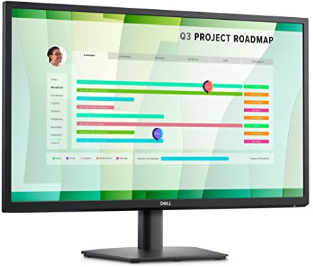 Dell E2723HN 27 Inch Full HD (1920x1080) Monitor, 60Hz, IPS, 5ms, Built-in Speakers, HDMI, VGA, 3 Year Warranty, Black