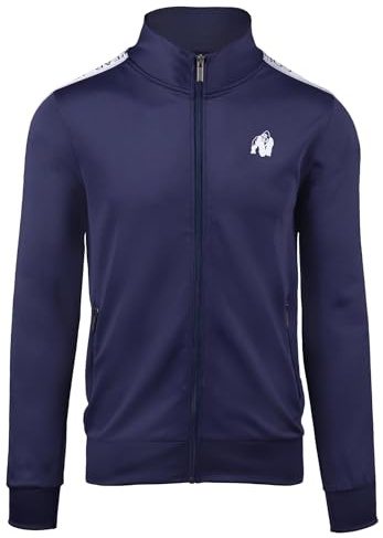 Gorilla Wear Delaware Track Jacket Giacca da Allenamento, Blu, 4XL Uomo