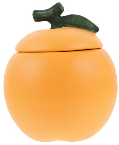 DECHOUS Ceramic Tea Can Sealed Lid for Home Storage for Loose Tea Leaves Small Candy Portable Design Random Style