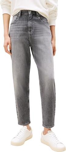 Tommy Jeans Donna Jeans Mom Jean Vita Alta, Grigio (Denim Grey), 32W/25L