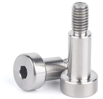 Boulons de roulement, boulons de roulement2 pièces M8 de diamètre 10 mm en acier inoxydable 304, bouchon à six pans creux, vis à épaulement, boulon à épaulement en métal, boulon de fixation, vis de fi