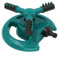 HAOBIN 360° Rotierender Rasensprenger 3/4 Zoll, Garten Sprinkler mit Schnellkupplung, Automatischer Rotierender Sprinkler für Große Flächen,Bewässerungsanlagen,Wassersparend & Robust