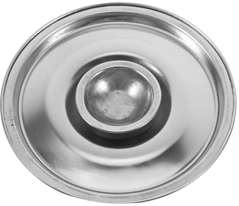 MAGICLULU Stainless Steel Bowl Cover 4.7 Inch Pan Lid Replacement Universal Mini Pot Lid for Saucepan Milk Pot Spice Pots with Lids Kitchen Use