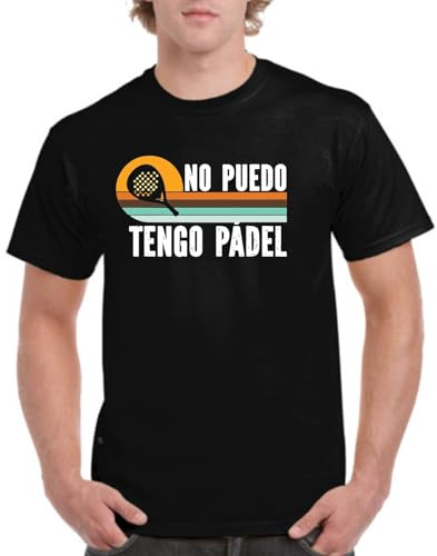 the Fan Tee Camiseta de Adulto de Hombre Deportes Padel Divertida Regalo 002 M