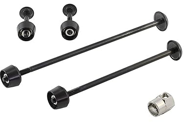 Pitlock Set 03 LH 119mm / 155mm Scheinwerfer + Haltersicherung schwarz Fahrrad