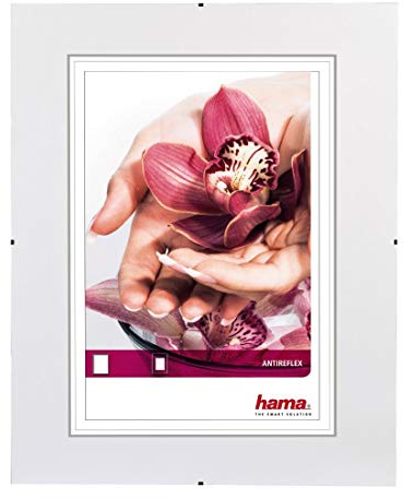 Hama - Cornice portafoto senza bordi con sistema Clip-Fix, antiriflesso, 29,7 x 42 cm
