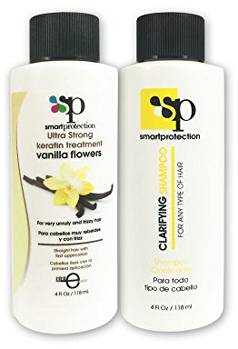 Smart Protection Vanilla Ultra Strong Keratin Treatment with Clarifying Shampoo 4oz