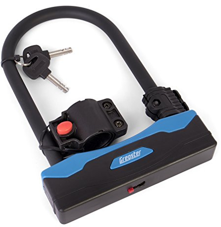 Gregster Uni Bügelschloss GR-6756, Schwarz, One Size