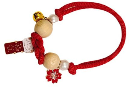 Collier Anti-tiques Anti-Puces, Collier de Contrôle des Poux aux Puces, Ajustement Confortable et Efficace pour Chats et Chiens (Rouge M)
