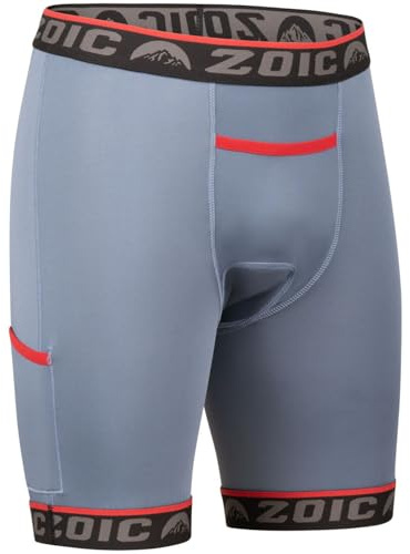 ZOIC Essential Liner - 9 Inseam Men's Cycling Short, Blue Haze, X-Large