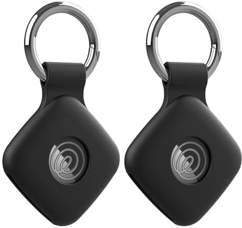 GETBSTOOP 2PCS Silicone Case for Tile Mate 2022 2024 Tracker Soft Flexible Scratch Cover with Keychain Smart Tracer Cover Silicone Sleeve Case