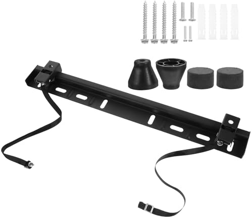 IMIKEYA Soporte de Pared para TV sin Taladro 32-65 Pulgadas Soporte Mecánico L Estable Montaje sin Perforación para Televisores LCD Accesorio para Dormitorio y Sala