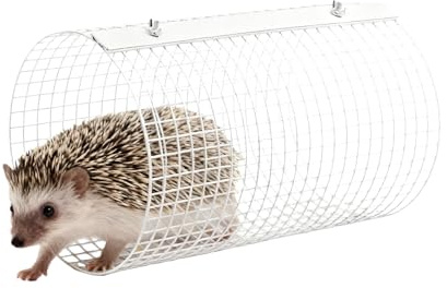 Bsbkoj Kleintiertunnel – Metall atmungsaktiv Anreicherung Spielzeug – Mäuse Rundrohr – für Hasen Meerschweinchen Hamster Frettchen Igel Chinchilla
