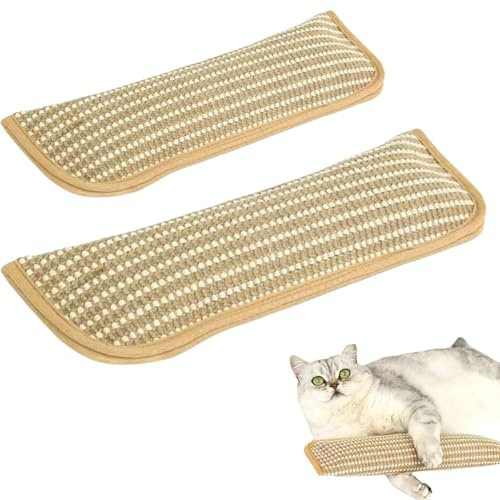 GUSHE 2Pcs Catnip Kicker Pillow, Catnip Toys for Indoor Cats, 10/13Inches Teeth Cleaning Catnip Pillows for Cats, Sisal Scratching Pad, Interactive Cat Nip Kicker Toys for for Play & Stress Relief