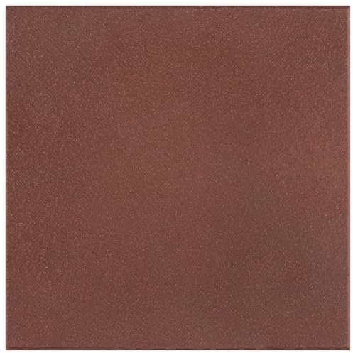 SOMERTILE FGA6KFR Klinker Flame Red x 5-7/8 piastrelle in ceramica per pavimento e parete, marrone