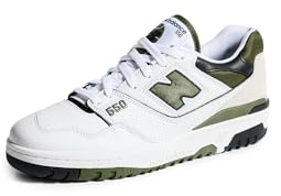 New Balance BB550DOB 550 Herren White Dark Olivine Black Bb550dob EU 42.5