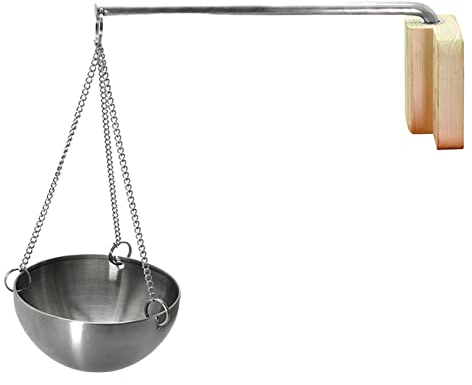 Luckxing Edelstahl Sauna Aromatherapie Schüssel Ätherische Ölhalter Sauna Raumzubehör Schüssel Sauna, Sauna Schale Edelstahl Sauna Schüssel Sauna Zubehör Für Spa Sauna Verdampferschale