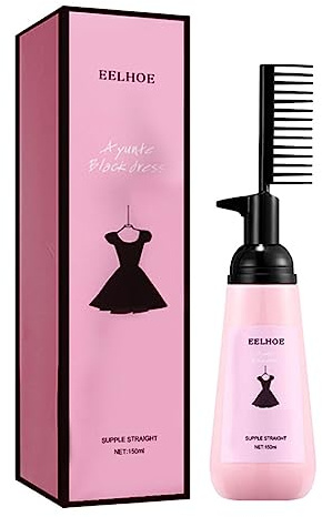 dijiusidy Crema para alisar el cabello rizado, alisador portátil, nutritivo, para novias, regalos para el hogar, barbería