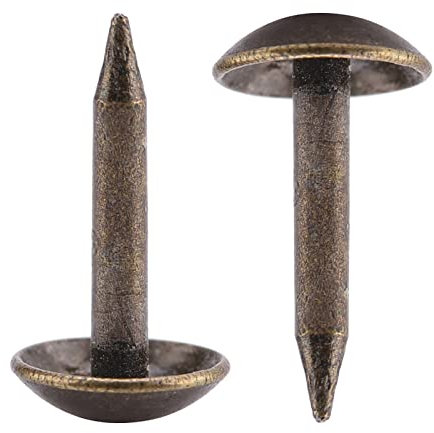 Graffette in Ferro Spesse Ferramenta Decorativa Chiodi in Ferro Graffette in Ferro 100 Pezzi per Divano per Porta (6 * 12MM)