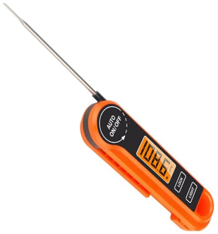 CHICAMPERA Termómetro Para Parrilla y Carne Termómetro Digital Para Cocinar Para Uso Barbacoas Familiares