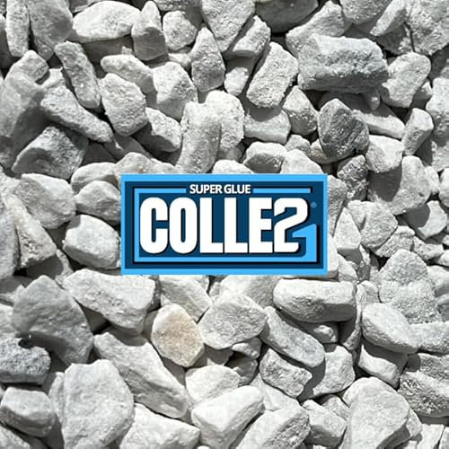 Colle21 Pietre decorative Granulato Bianco Di Carrara 3/6 mm - 200 g