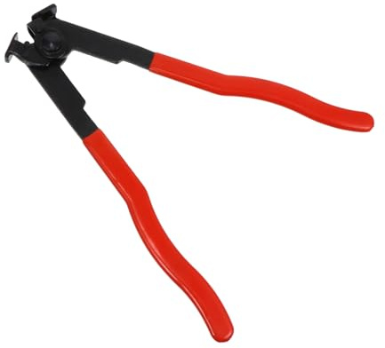 EXHUMKY Pinza Fascette Stringitubo in Acciaio Antiruggine con Manici Ergonomici e Bloccaggio Cricchetto per Installazione e Rimozione in Spazi Ristretti
