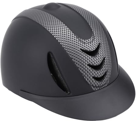 Keenso Casco Equestre per Bambini, Leggero e Traspirante, Misura Regolabile, Cappello da Equitazione, Casco da Cavallo per Bambini Piccoli (L)