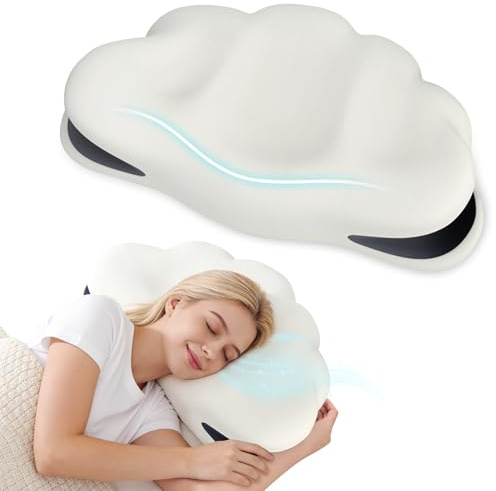 YGJT Memory Foam Pillow, Neck Pillow for Side Sleepers, Ergonomic Pillow | Cloud Pillow for Relieve cervical pain, Cervical Pillow for Sleeping Neck Pain