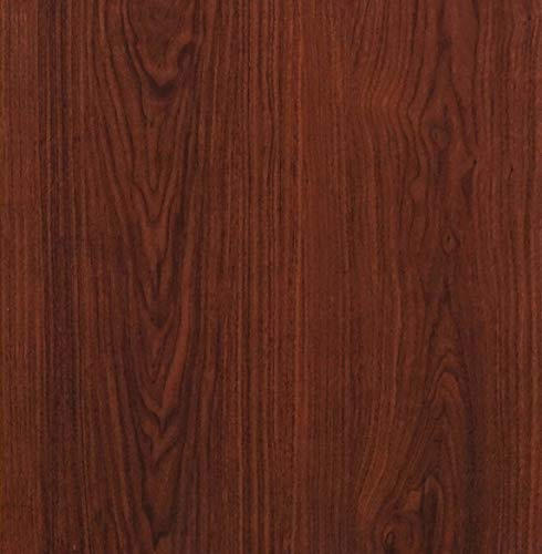 CiCiwind Contact Paper Wood Grain Wallpaper Red Brown Wall Paper Peel and Stick Removable Self Adhesive Thicken Textured Decoral Cabinets Drawer Countertop Waterproof Easy to Clean 78.7”x17.7”