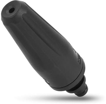 Boquilla turbo para limpiador de alta presión, boquilla rotatoria, accesorio para modelos K2 – K7, conexión Quick Connect (requiere adaptador para modelos de rosca), color negro