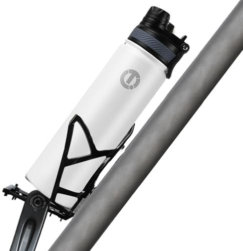Isolerad cykelvattenflaska, cykelvattenflaska, 23 oz/650 ml vattenflaska i rostfritt stål, läckagesäker utomhusvattenkokare, vattenkokare utomhus
