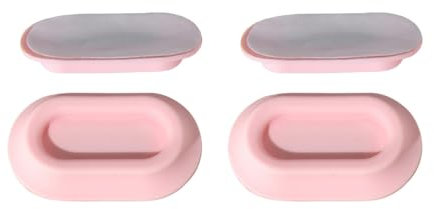 CeaBulo 1 par de soportes para mando a distancia de pared, organizadores de silicona para televisores, accesorios y dispositivos