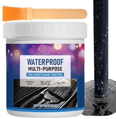 Phytress Waterproofing Paint, Heavy Duty Sealant Coating, Weatherproof Glue Multifunctional Filler for Foundation Wood Basement Outdoor Tile Indoor Concrete Leaks Roof