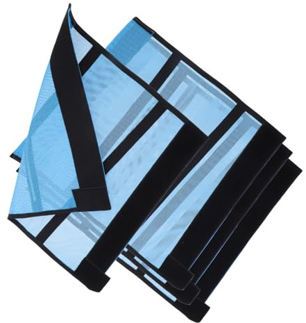 Milisten 4pièces Guêtres Anti-mouches pour Chevaux Maille Lot de Protection des Jambes Accessoires Pratiques pour Cheval