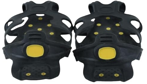 Generisch Ice Cleats - Non-Slip Snow Grips for Shoes | Walk Traction - Spikes - For Men and Women - Outdoor, Hiking, Winter, Roofers, Climbing, Hiking, Mountaineering