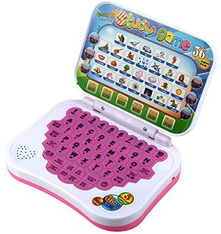 Yctze Kids Bilingual Educational Learning Study Toy Laptop Computer Game Language Learning Machine for Kids Laptop，，， ，Educational ，Toy ，Bilingu