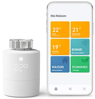 tado° Tête Thermostatique Connectée et Intelligente - Kit de Démarrage V3+ - Contrôle intelligent du chauffage, Installez par vous-même, Designed in Germany