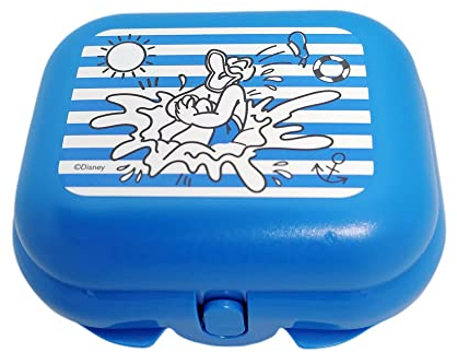 Tupperware Twin to Go - Contenitore per pane e snack, misura 1, colore: Blu